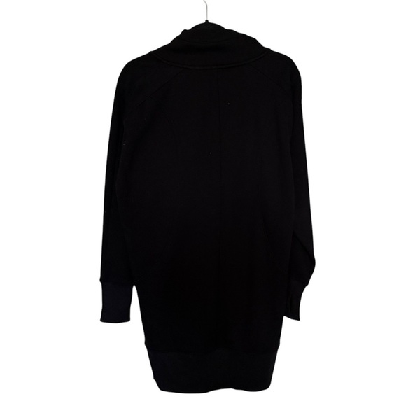 Athleta Cozy Karma 1/4 Mock Neck Sweatshirt Dress - Picture 6 of 9